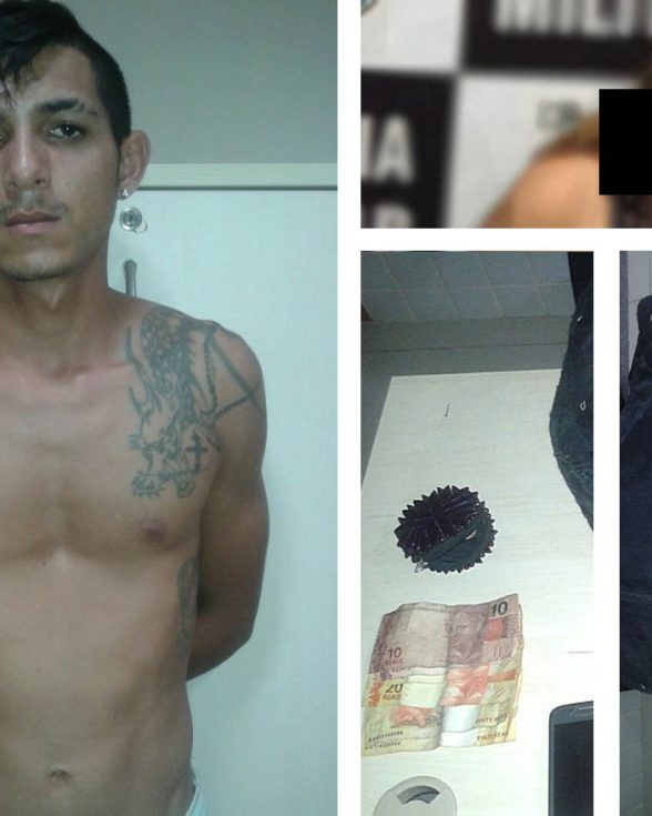 â€œNovinhaâ€ e seu comparsa são presos após assalto em Capanema