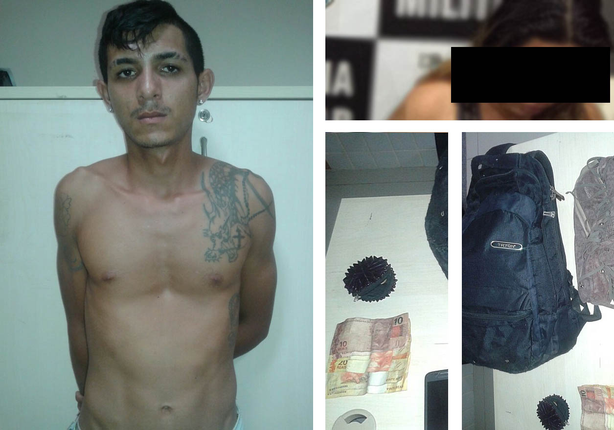 â€œNovinhaâ€ e seu comparsa são presos após assalto em Capanema