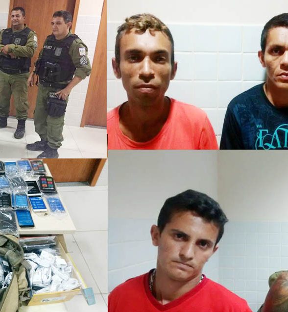 Ladráµes de lojas de Capanema são presos com mais de 74 celulares roubados