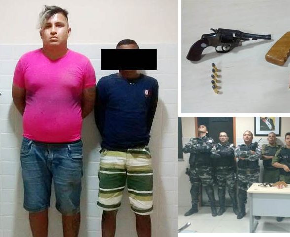 Assaltantes armados são presos após denúncia em Capanema