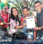 Entrega CB Twister 250cc na 81Â°extração do Capanema Show de Prêmios.