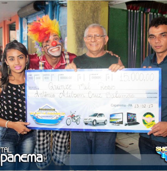 Entrega dos prêmios da 83Âª Entração do Capanema Show de Prêmios