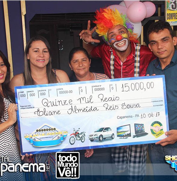 Entrega da 90Â° Extração do Capanema Show de Prêmios