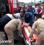 Colisão entre moto e carro deixa um ferido em Capanema