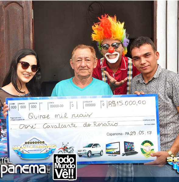 Entrega da 96Â° extração do Capanema show de prêmios