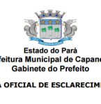 Nota de Esclarecimento repudia com veemência calunias e boatos ao prefeito de Capanema