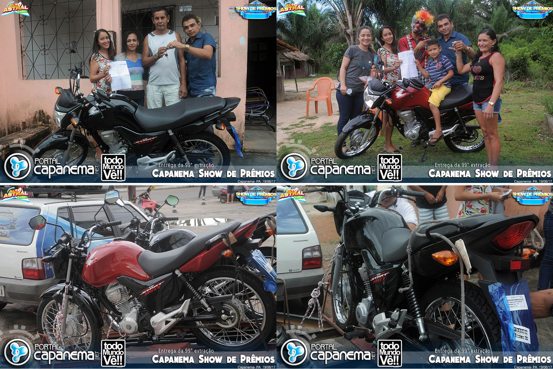 Entrega da 99Â° extração do Capanema show de prêmios