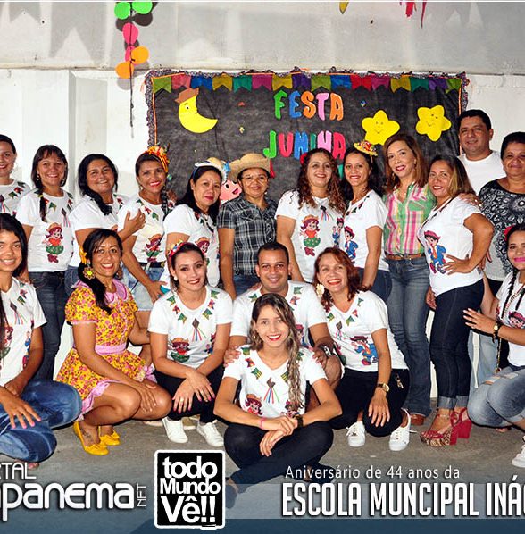 Aniversário de 44 anos da escola municipal Inácio Guilhon