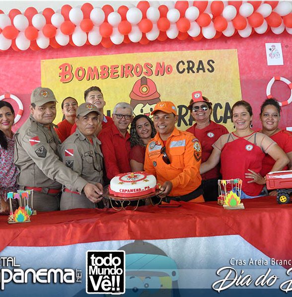 CRAS Areia Branca faz homenagem ao Corpo de Bombeiros de Capanema.
