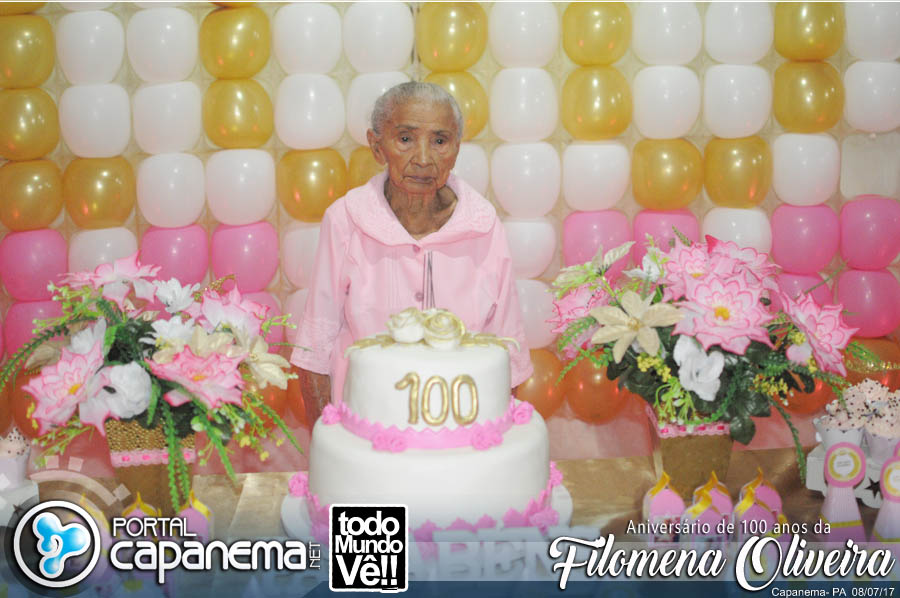 Aniversário de 100 anos de Filomena Oliveira