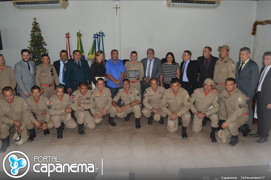 19Â° Grupamento Bombeiro Militar recebe homenagem em Sessão solene na Cá¢mara Municipal de Capanema