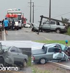 Motorista perde controle do carro e bate em poste na PA 124 próximo a Capanema