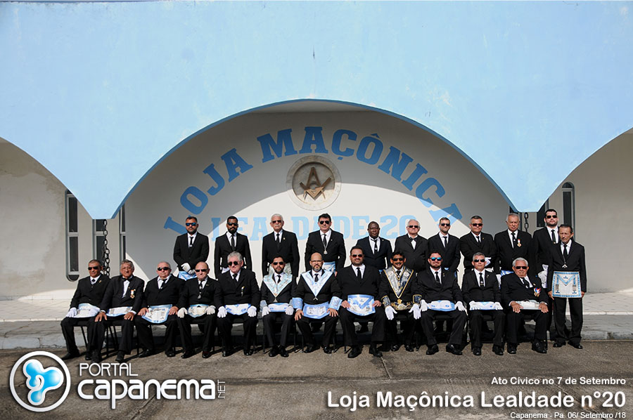 Ato Cá­vico da Loja Maçonica Lealdade nÂ° 20 no dia 7 de Setembro