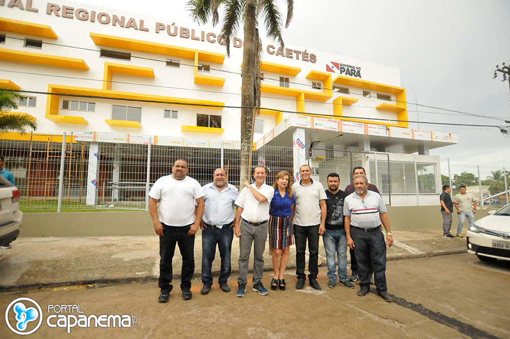 Presidente da ALEPA Márcio Miranda, visita Hospital Regional de Capanema