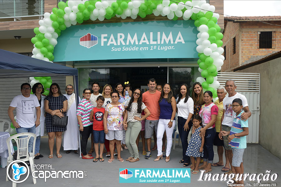 Inauguração da Drogaria Farma Lima em Capanema