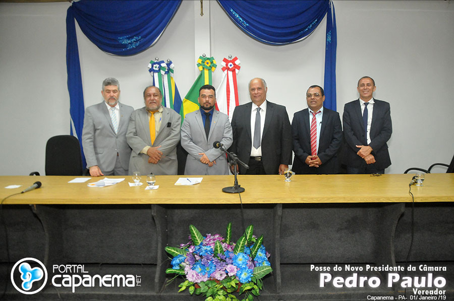 Vereador Pedro Paulo é empossado Presidente da Cá¢mara Municipal de Capanema – Pará