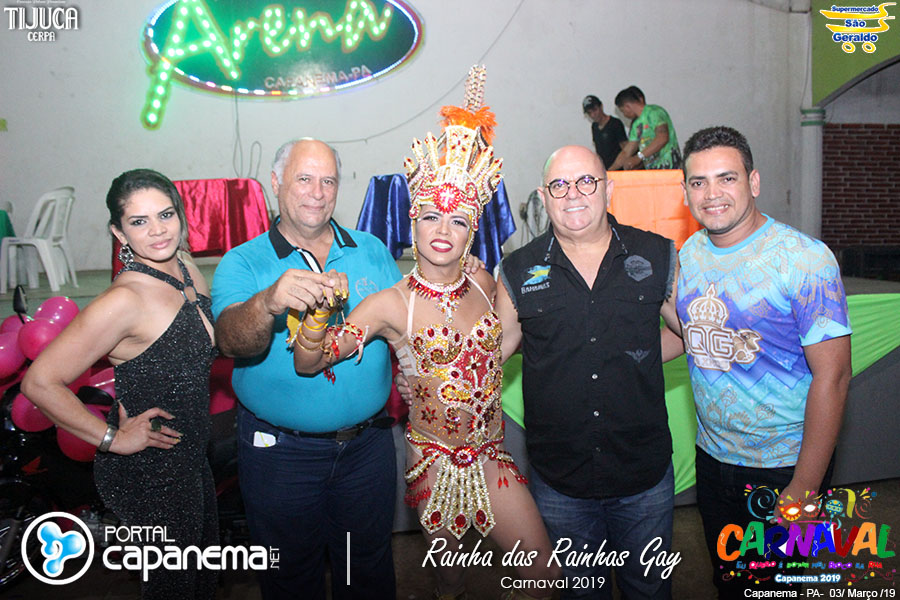 Rainha das Rainhas do Carnaval Gay na Arena Carlos Gomes em Capanema