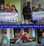 Entrega da 187Âª extração do Capanema Show de Prêmios.