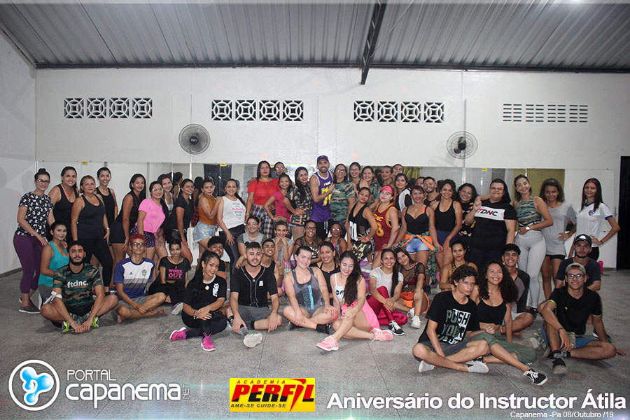 Aula em Comemoração ao Aniversário do Instructor átila Oliveira em Capanema