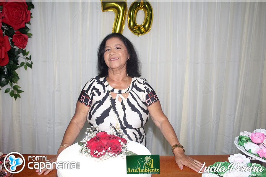 Aniversário de 70 anos de Lucila Pereira em Capanema