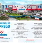 CADASTRE SEU CURRáCULO PARA VAGAS DO GRUPO MATEUS EM CAPANEMA