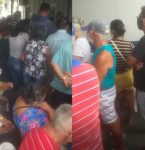 Vacinação contra a Covid-19 é marcada por grande aglomeração em Capanema.