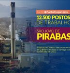 Pirabas irá receber a maior fábrica de cimento do Pará. A fase de construção vai gerar 12,5 mil empregos.