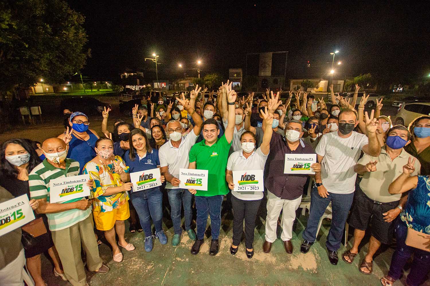 CONVENá‡áƒO DO MDB REAFIRMA SUA FORá‡A EM TIMBOTEUA