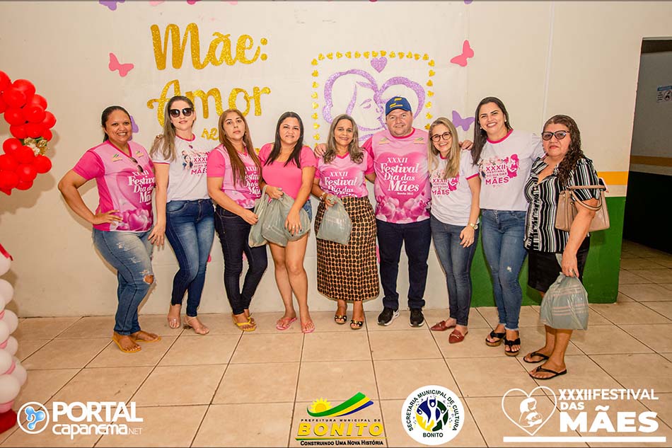 Prefeitura de Bonito homenageia mães com grandiosa programação do XXXII Festival do dia das Mães