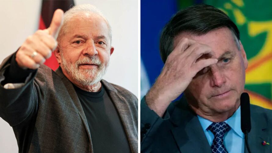 Pesquisa Ipec aponta vantagem de Lula sobre Bolsonaro