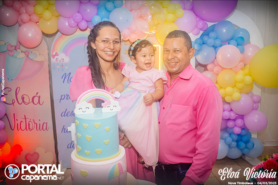 Festa de aniversário de 1 ano da pequena Eloá Victoria