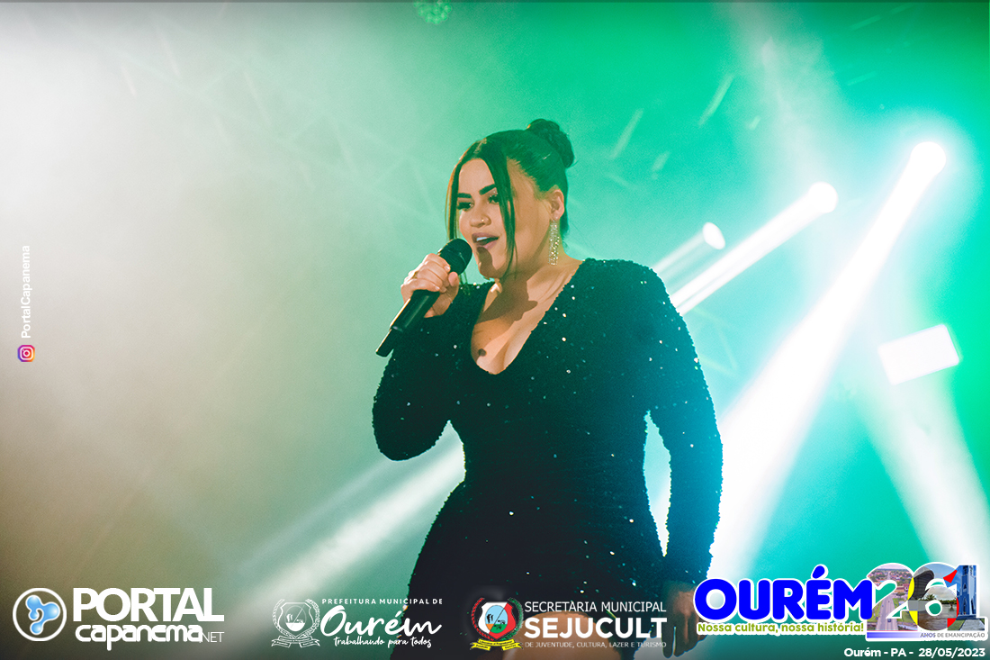 Aniversário de 261 anos de Ourém-PA: Show Nacional de Mara Pavanelly atrai multidão