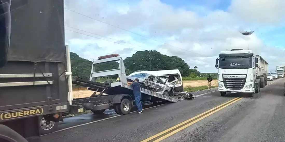 Acidente de trânsito é registrado na BR-316 entre Santa Maria e Castanhal