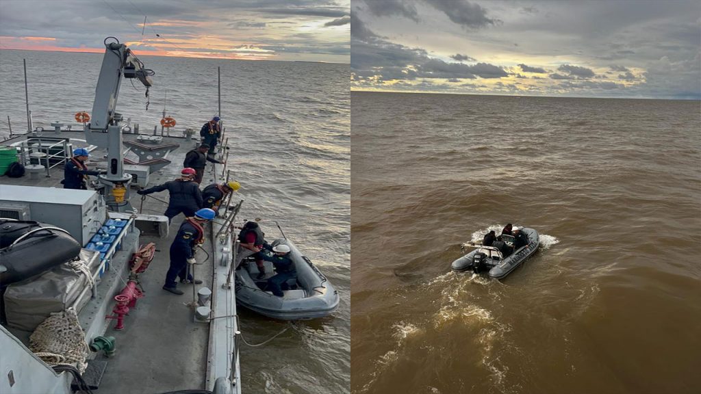 Marinha resgata indiano em navio no Pará