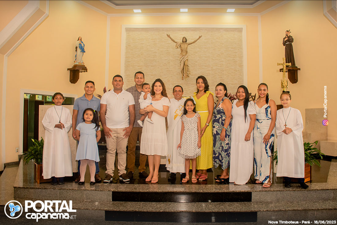 Batizado de Luan Gustavo em Nova Timboteua