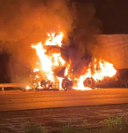 Motorista morre carbonizado dentro de caminhão após acidente na BR-010, em Irituia