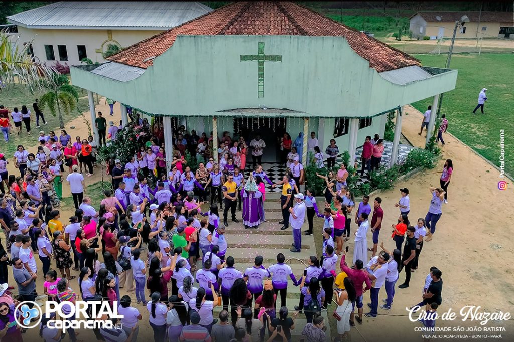 Tradição e Devoção Marcam a 30ª Edição do Círio de Nazaré em São João Batista, Alto Acaputeua, Bonito-PA