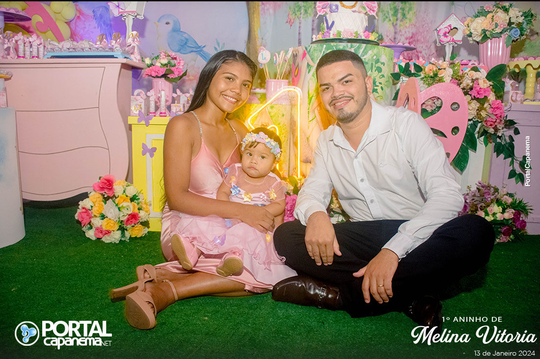 Aniversário de 1 ano de Melina Vitória
