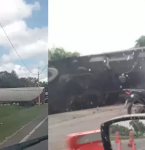 Caminhão tomba e causa engarrafamento na Br-316, sentido Marituba