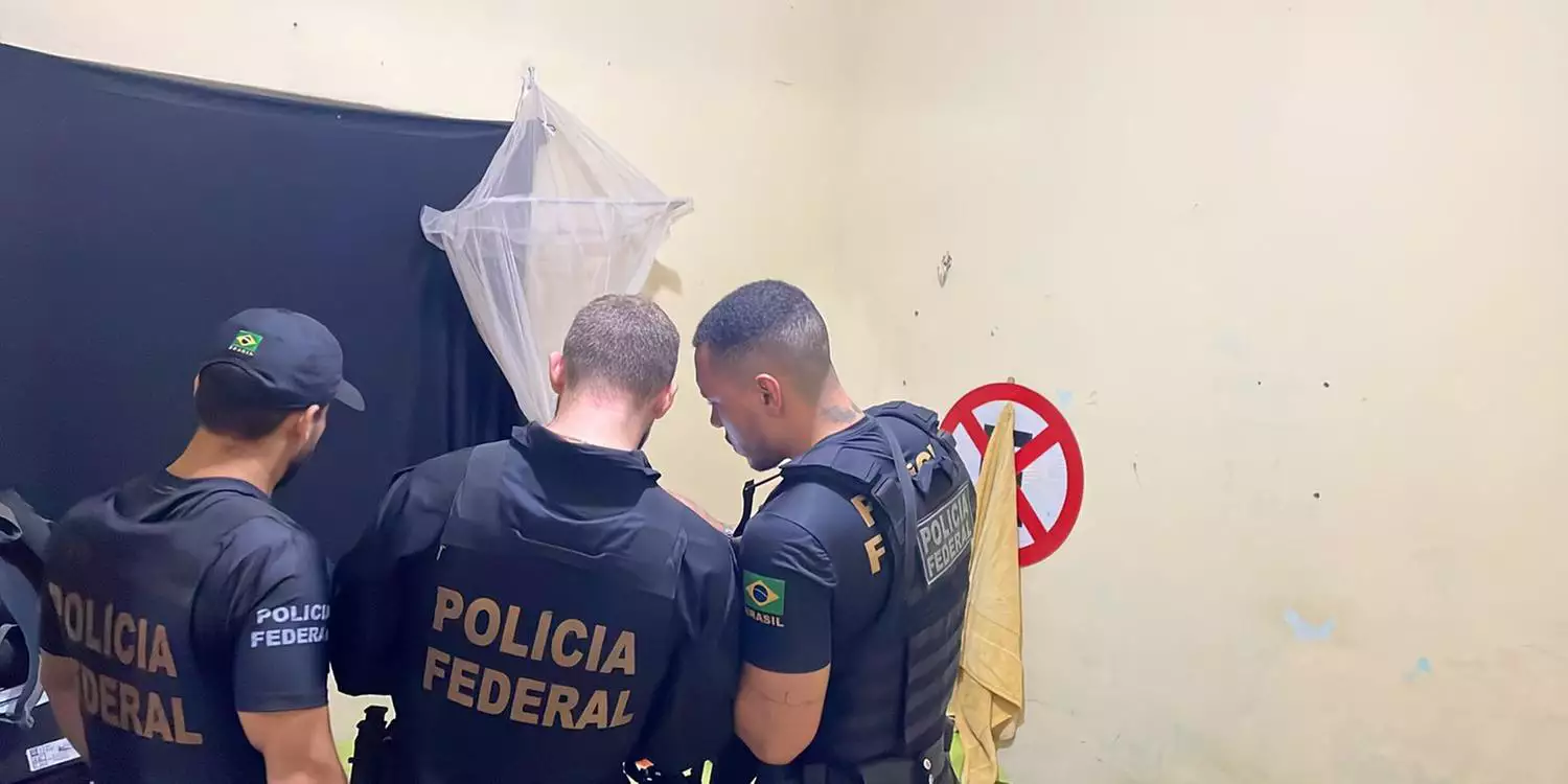 PF prende suspeito durante operação de combate ao abuso sexual infantil em Capanema