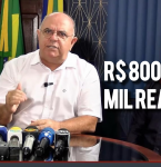 Claudionor recebeu mais de R$ 800 mil de salário: O custo de um vice-prefeito que pouco entregou