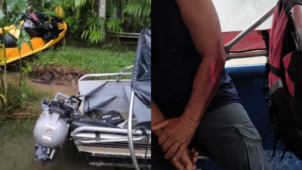 Ribeirinho é atingido por moto aquática na Ilha do Combu, em Belém