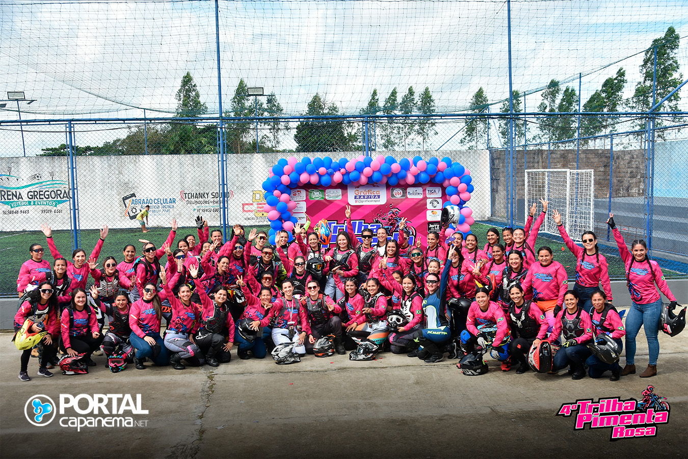 4ª Trilha da Pimenta Rosa em Capitão Poço é sucesso.