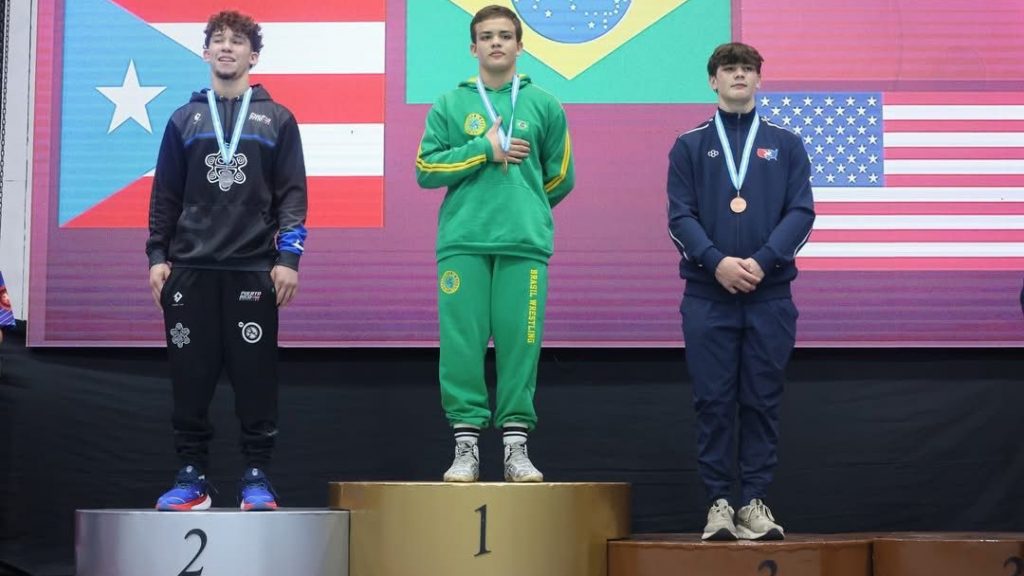 Jovem paraense Arthur Estevão faz história no Wrestling Pan-americano