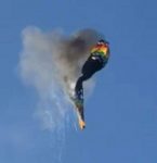 Ato homenageia vítimas de acidente com balão em SC