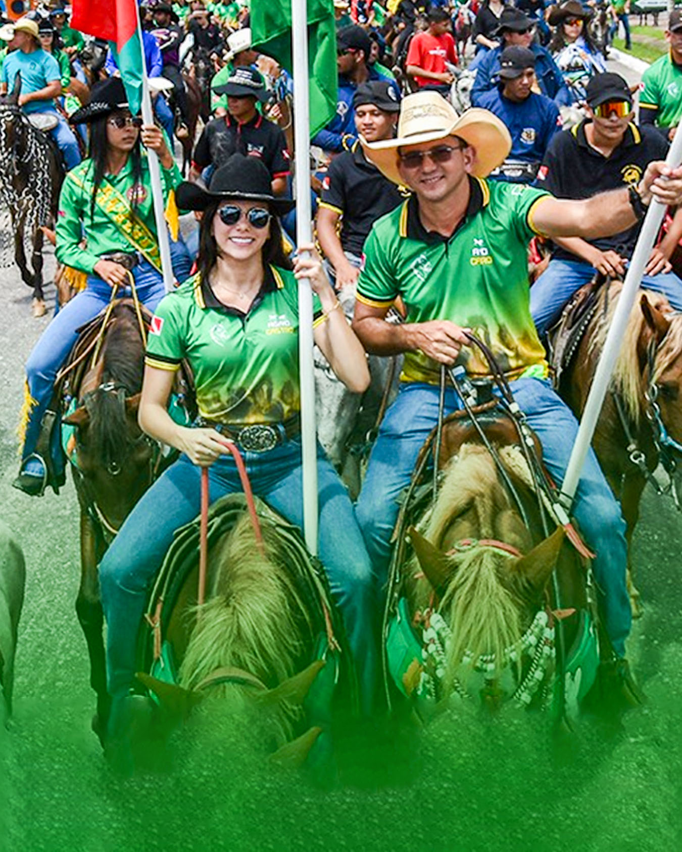 1ª CAVALGADA DA COMITIVA AGRO CASTRO É UM VERDADEIRO SUCESSO