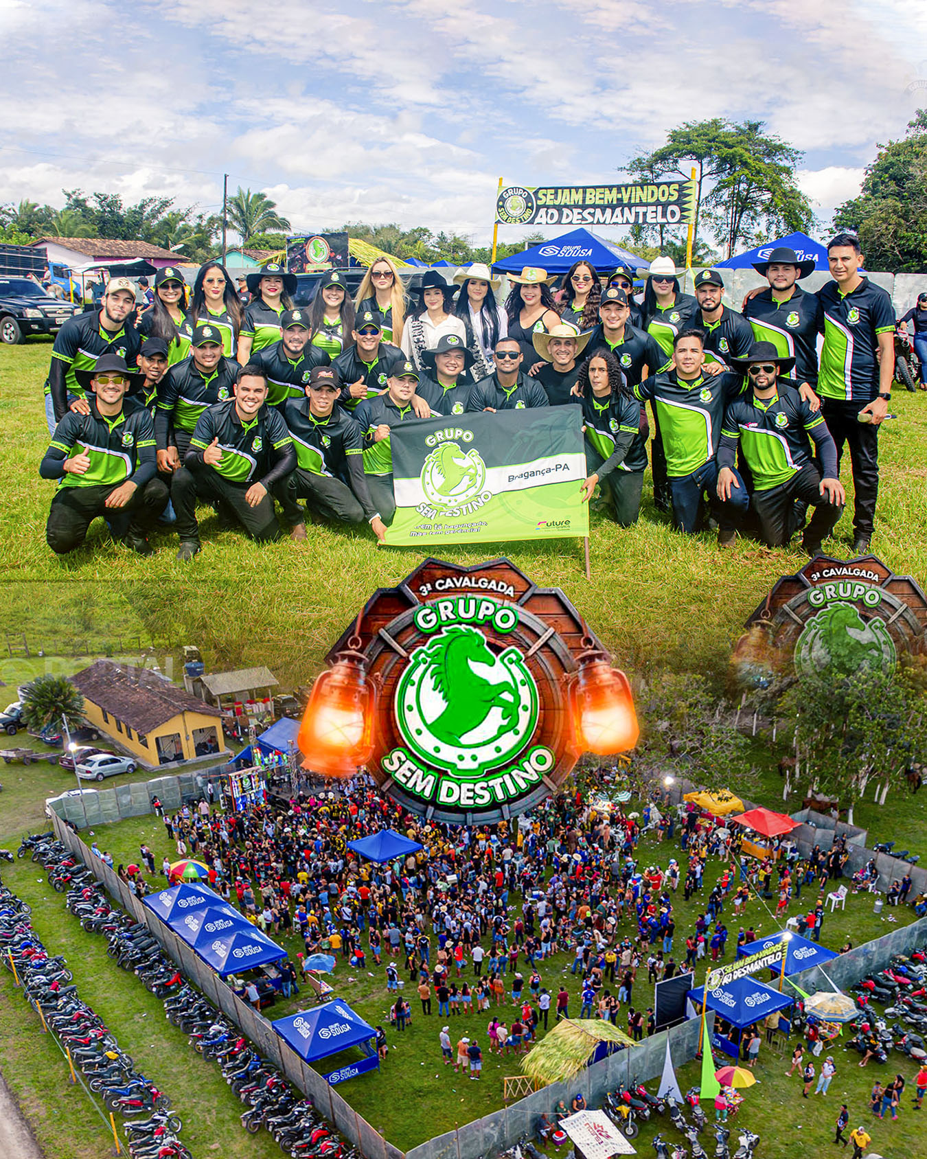 3ª Cavalgada do Grupo Sem Destino reúne multidão em Bragança