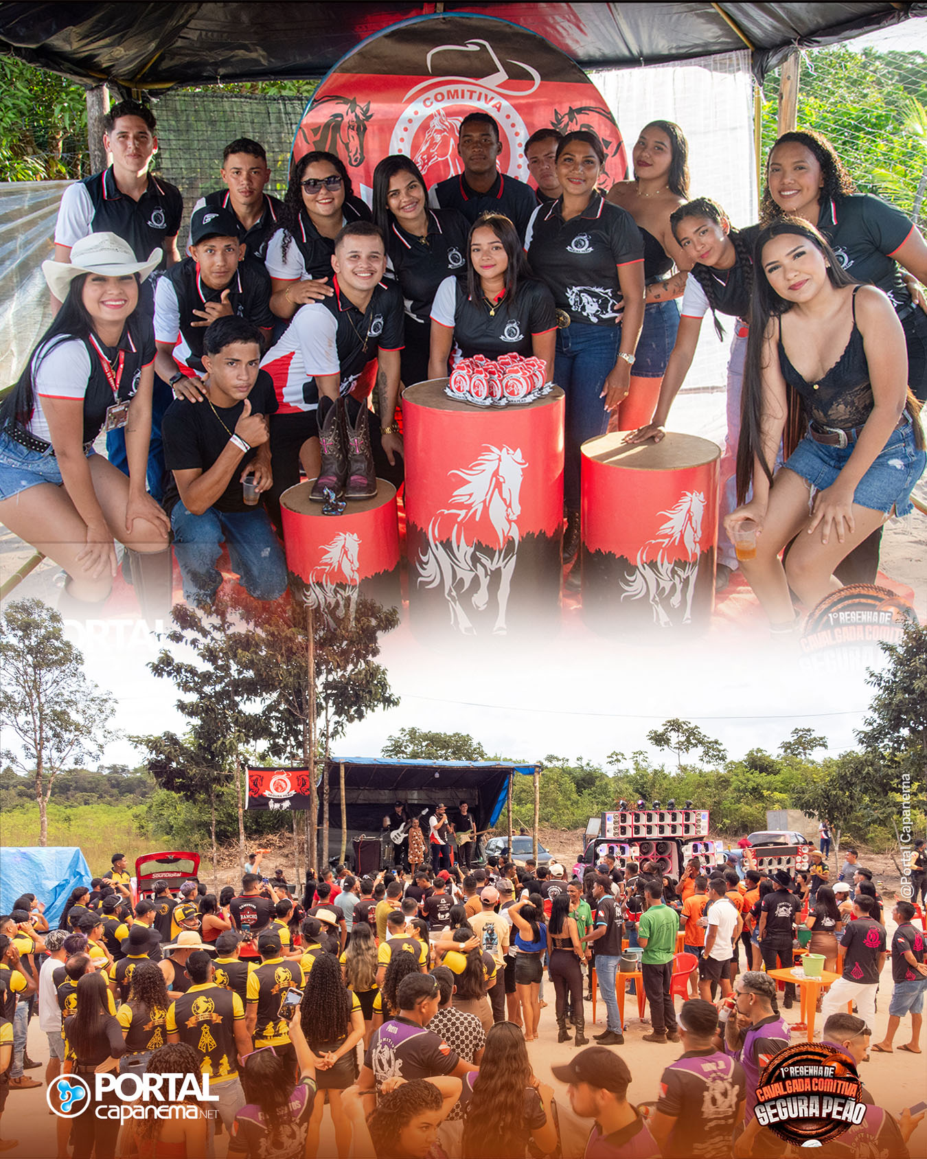 1ª Resenha de Cavalgada da Comitiva Segura Peão é um sucesso em Tracuateua.