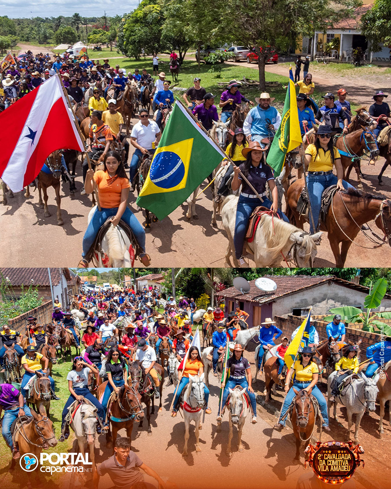 A 2ª Cavalgada da Comitiva Vila Amadeu entrou para a história