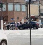 Acidente entre moto e carro é registrado no bairro do Marco, em Belém